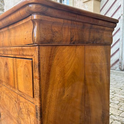 Antique Louis Philippe Chest of Drawers in Walnut, 1850s-ALF-2033468