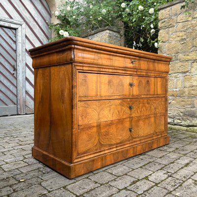 Antique Louis Philippe Chest of Drawers in Walnut, 1850s-ALF-2033468