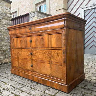 Antique Louis Philippe Chest of Drawers in Walnut, 1850s-ALF-2033468