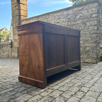 Antique Louis Philippe Chest of Drawers in Walnut, 1850s-ALF-2033468