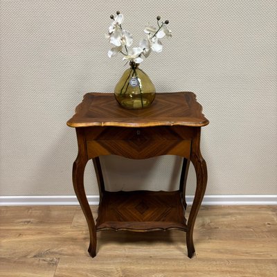 Antique Louis Philippe Mirror Table in Walnut-ALF-2033515