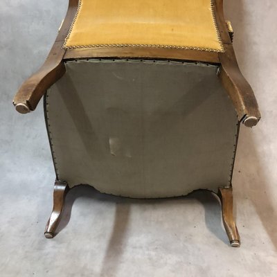 Antique Louis Philippe Voltaire Lounge Chair-SDV-704863