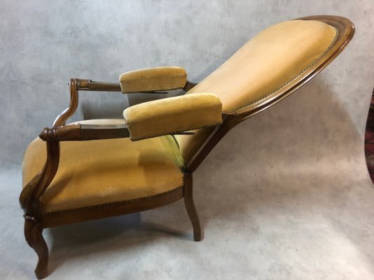 Antique Louis Philippe Voltaire Lounge Chair-SDV-704863