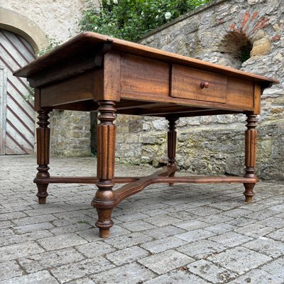 Antique Louis Philippe Walnut Dining Table, 1850-ALF-2033504