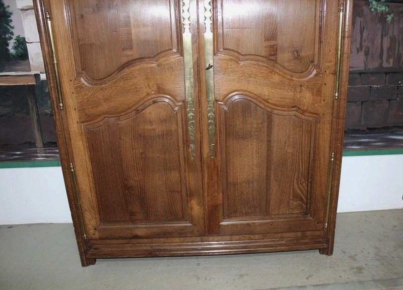 Antique Louis XIX Oak Armoire