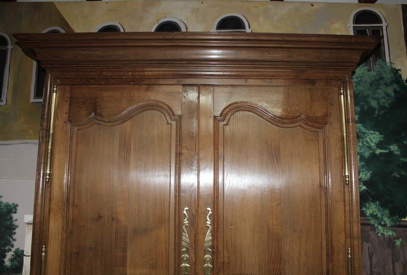 Antique Louis XIX Oak Armoire