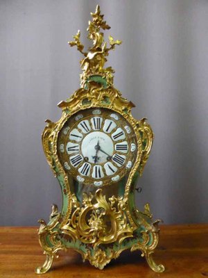 Antique Louis XV Cartel Clock-WSV-605508