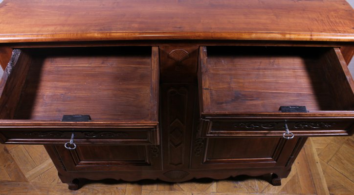 Antique Louis XV Cherry Buffet, 18th Century-HPU-849492