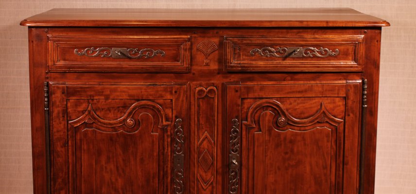 Antique Louis XV Cherry Buffet, 18th Century-HPU-849492