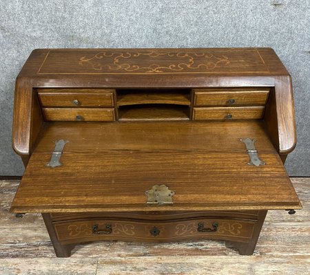 Antique Louis XV Chest of Drawers in Precious Wood Marquetry, 1890s-MWB-1771064