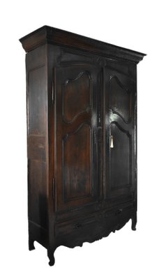 Antique Louis XV French Oak Wedding Wardrobe-CTD-996699