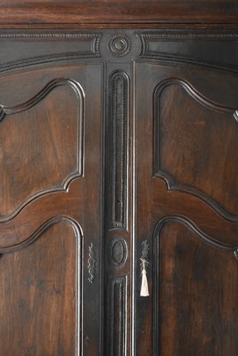 Antique Louis XV French Oak Wedding Wardrobe-CTD-996699