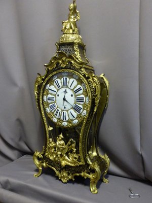 Antique Louis XV Grand Cartel Clock by Gosselin-WSV-605431