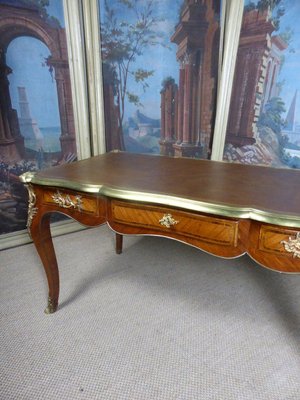 Antique Louis XV Inlaid Desk-WSV-605146