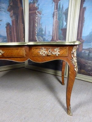 Antique Louis XV Inlaid Desk-WSV-605146