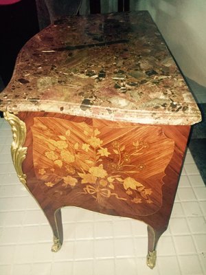 Antique Louis XV Marquetry Commode-LQ-623626