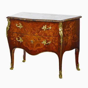 Antique Louis XV Marquetry Commode-LQ-623626