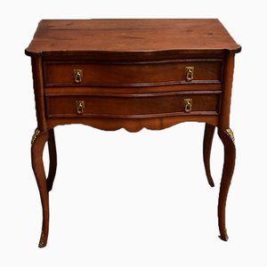 Antique Louis XV Style Birch Perruquière Chest of Drawers-RVK-715095