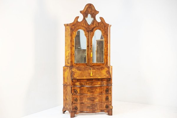 Antique Louis XV Style Cabinet in Walnut Root, 1800s-RCE-1447139