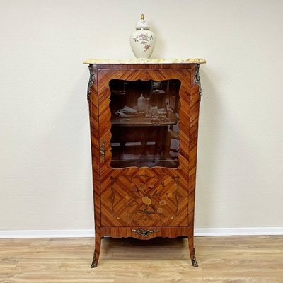 Antique Louis Xv Style Display Cabinet in Elm, 1920-ALF-2033484