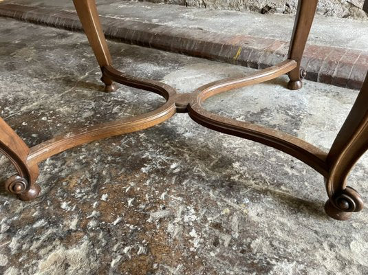 Antique Louis XV Style Extendable Walnut Dining Table, 1900s-SDV-857397