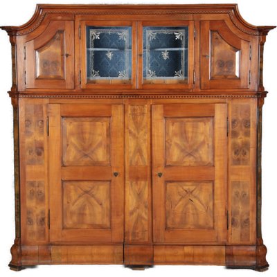 Antique Louis XVI Baroque Cabinet in Cherry, 1780s-DXD-1789925