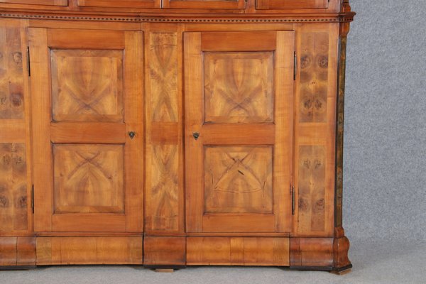 Antique Louis XVI Baroque Cabinet in Cherry, 1780s-DXD-1789925