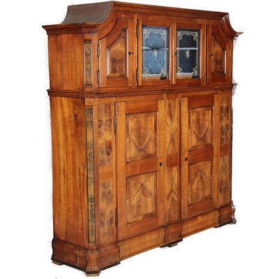 Antique Louis XVI Baroque Cabinet in Cherry, 1780s-DXD-1789925