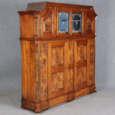 Antique Louis XVI Baroque Cabinet in Cherry, 1780s-DXD-1789925