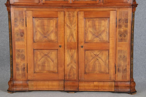 Antique Louis XVI Baroque Cabinet in Cherry, 1780s-DXD-1789925