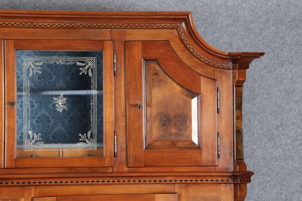 Antique Louis XVI Baroque Cabinet in Cherry, 1780s-DXD-1789925