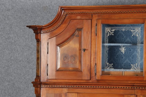 Antique Louis XVI Baroque Cabinet in Cherry, 1780s-DXD-1789925