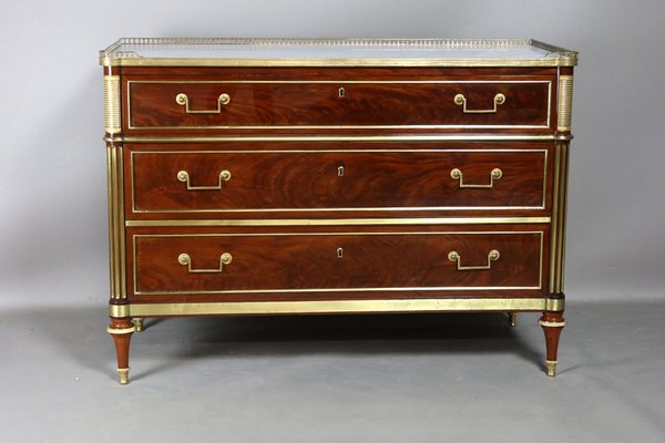 Antique Louis XVI Chest of Drawers, 1700s-WSV-1739817