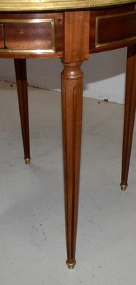 Antique Louis XVI Mahogany Bouillotte Side Table-RVK-728759