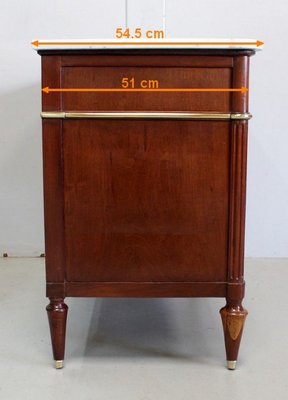 Antique Louis XVI Mahogany Chest of Drawers, Late 18th Century-RVK-885684