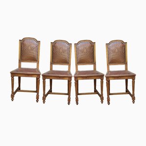 Antique Louis XVI Style Dining Chairs, Set of 4-EAD-736036