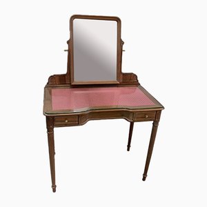 Antique Louis XVI Walnut Dressing Table, 1900s-RVK-645764