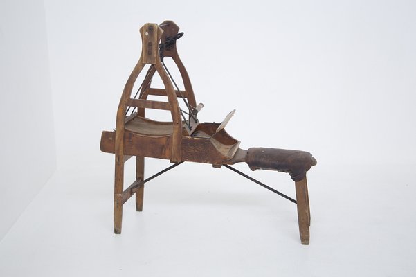 Antique Machine in Wood for Wool-RCE-1286368