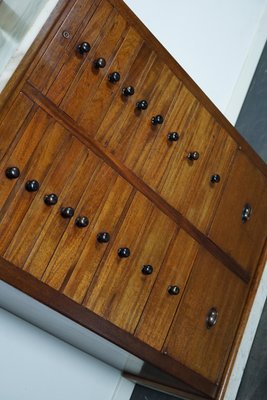 Antique Mahogany and Marble Dentist Cabinet, Amsterdam, 1920s-XO-1107741