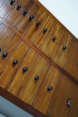 Antique Mahogany and Marble Dentist Cabinet, Amsterdam, 1920s-XO-1107741