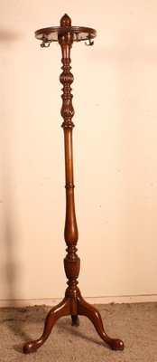 Antique Mahogany Coat Rack-HPU-1178342