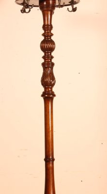 Antique Mahogany Coat Rack-HPU-1178342