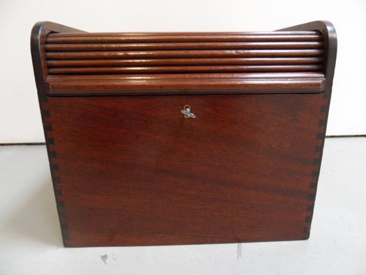 Antique Mahogany Filing Cabinet-PNJ-1255502