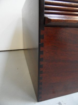 Antique Mahogany Filing Cabinet-PNJ-1255502