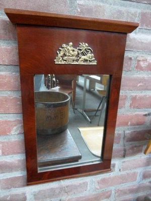 Antique Mahogany Mirror-PNJ-626335