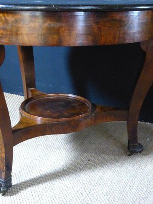 Antique Mahogany Salon Pedestal-WSV-605122