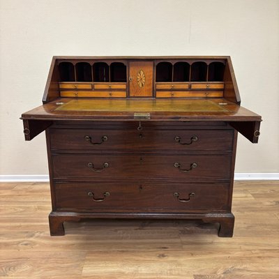 Antique Mahogany Secretary, England, 1880s-ALF-2033596