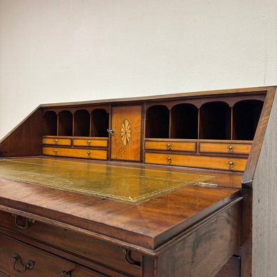 Antique Mahogany Secretary, England, 1880s-ALF-2033596