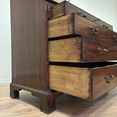 Antique Mahogany Secretary, England, 1880s-ALF-2033596