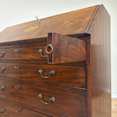 Antique Mahogany Secretary, England, 1880s-ALF-2033596